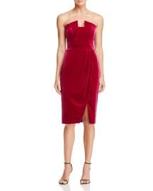 Black Halo Jolie Velvet Dress  at Bloomingdales